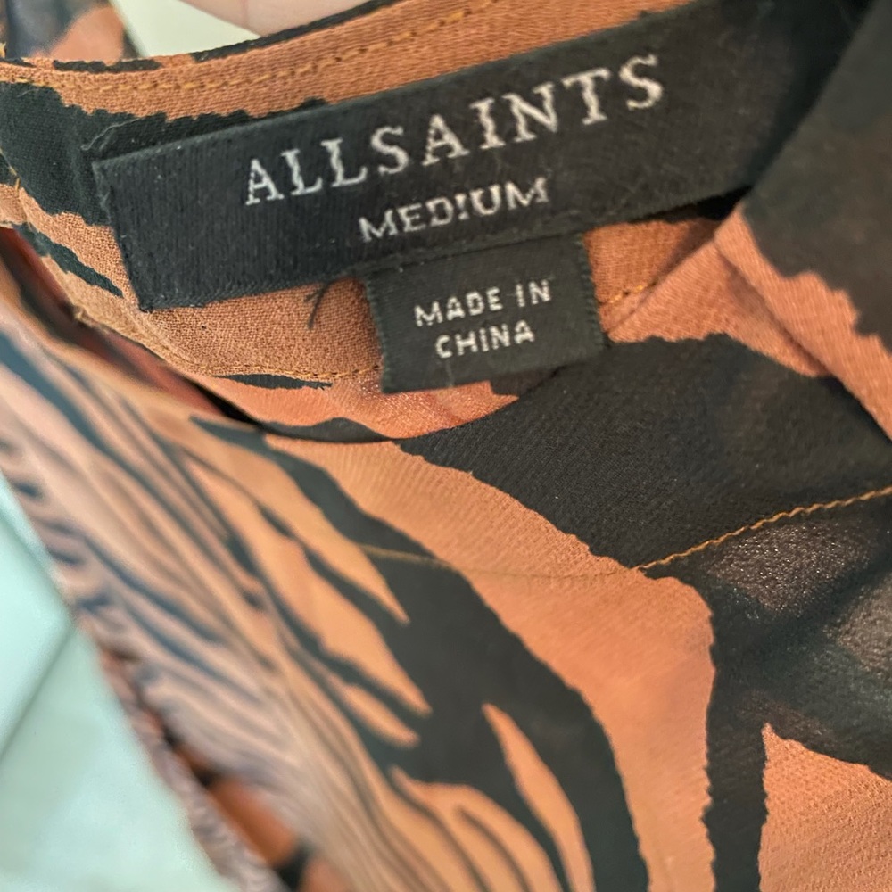 Allsaints zephyr midi dress - Picture 3 of 4